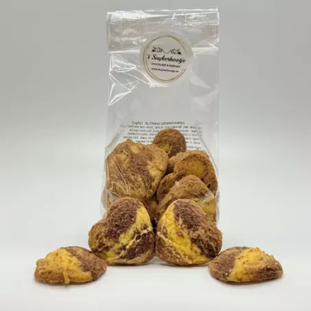 Gemarmerd Hartje, een lekker koekje in 2 kleuren! Ideaal bij de koffie