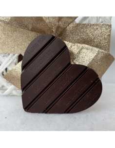 Valentijnsreep Pure chocolade met Krokante Pralinévulling