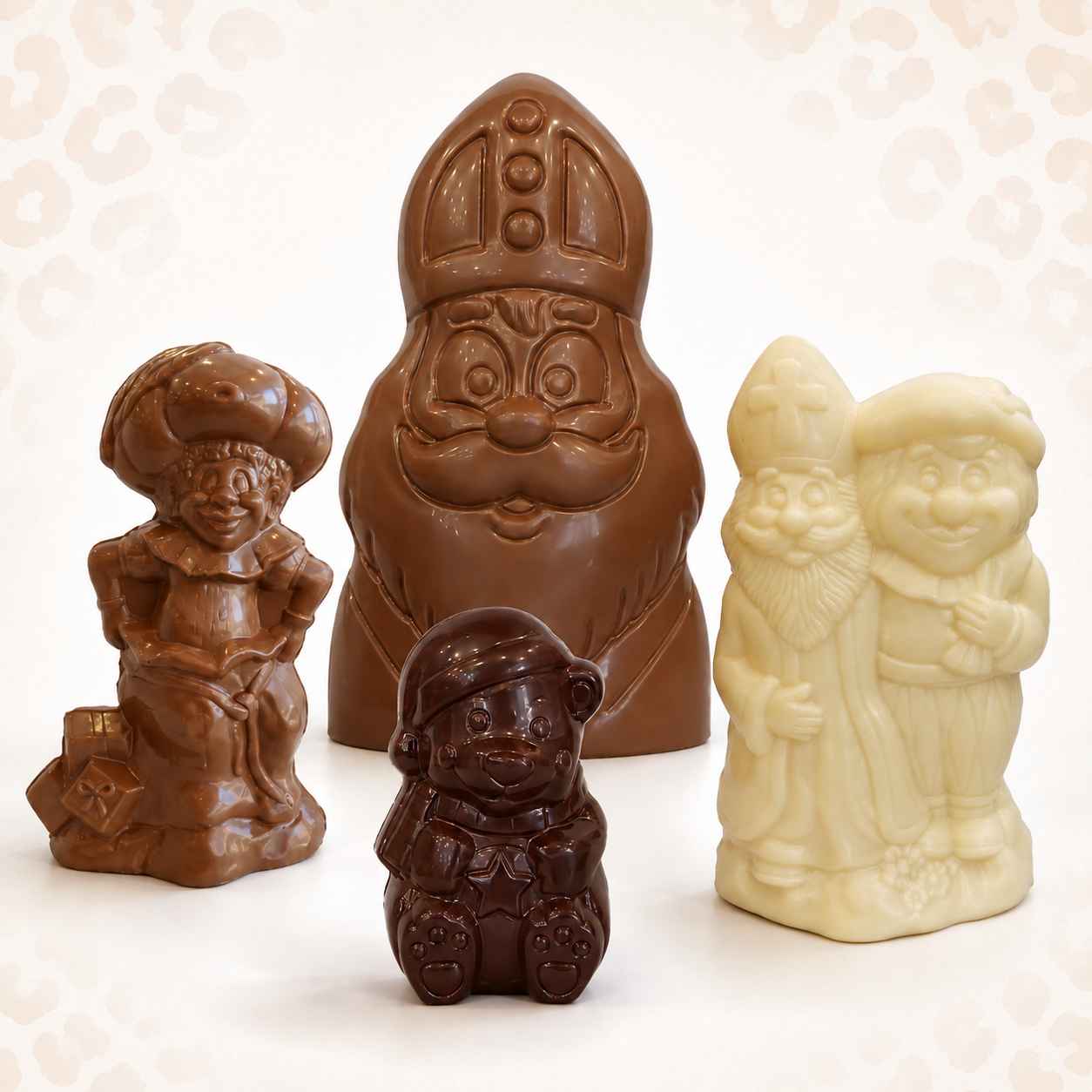 Chocolade figuren in chocolade