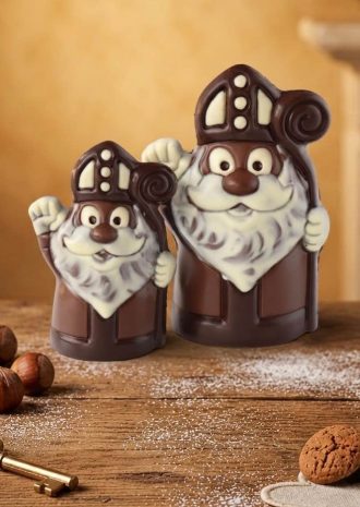Sintfiguren in chocolade - gemaakt in eigen atelier van 't Suykerbootje